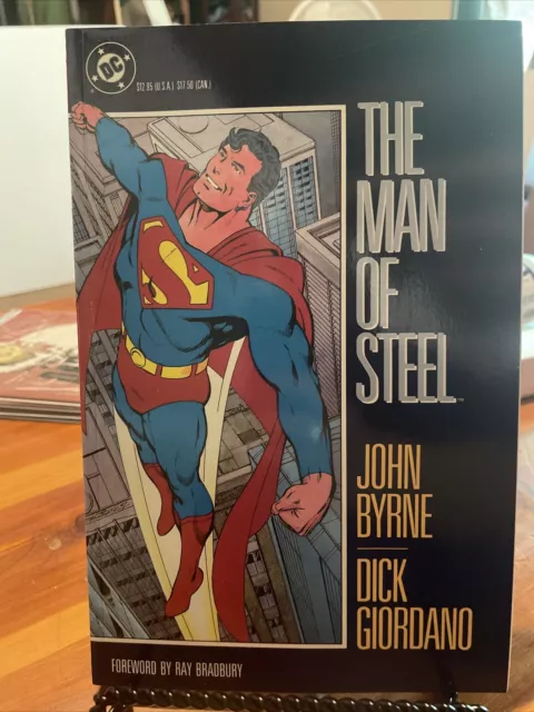 SUPERMAN THE MAN OF STEEL 2nd PRINT TPB TRADE PAPERBACK JOHN BYRNE DC COMICS