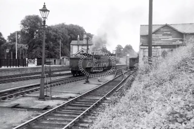 PHOTO BR British Railways Station Scene - SAFFRON WALDEN 1954 2