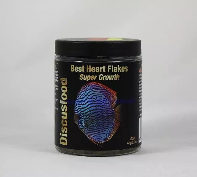 Mejor Corazón Escamas Súper Crecimiento 300ml Discusfood Pollos para Disco 39,83