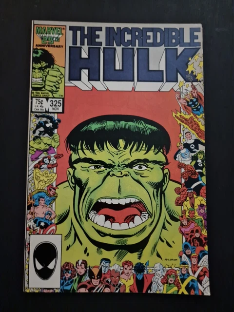 Marvel Comics - The Incredible Hulk # 325 - 1986 Marvel 25th Anniversary