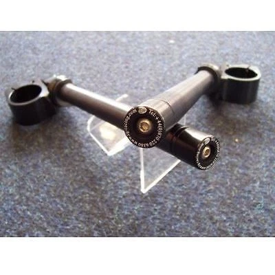 R&G Bar End Sliders Black (Threaded) Yamaha XJR1200 1995 - 1999