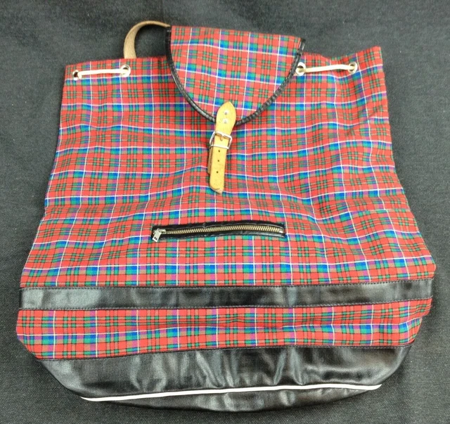 DDR RUCKSACK WANDERRUCKSACK Karo 60er 70er Jahre Bergsteiger Jäger