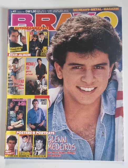 Bravo 41 vom 1.10.1987 Glenn Medeiros /  Depeche Mode / Michael Jackson (C046)