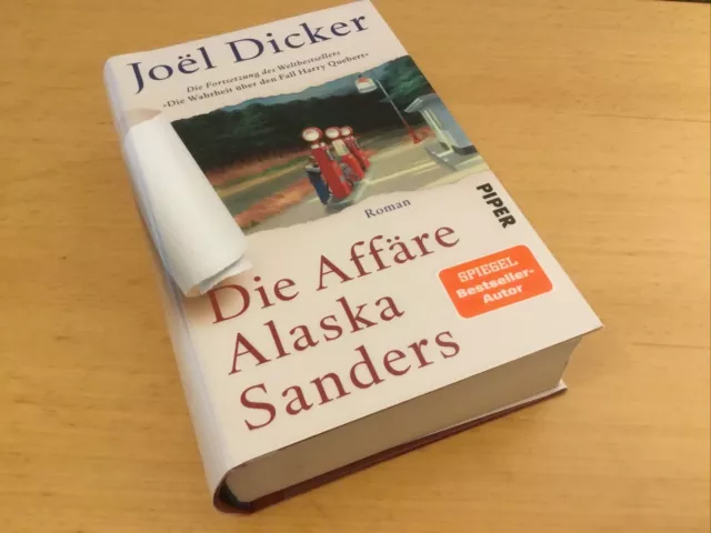 Die Affäre Alaska Sanders - Joël Dicker - Bestseller 2023 - Geb. & Laminierte A.