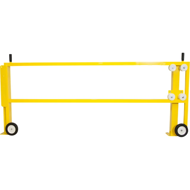 Safety Rail Company Dock Roller Gate - Yellow, 10ft Model# 400768