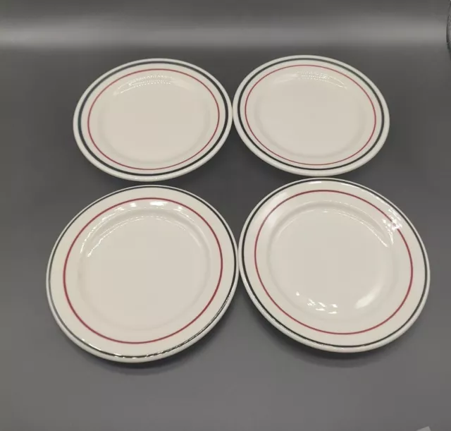 Set of 4 Iroquois/Shenango China Coordinating Restaurant Ware SALAD Plates 7"