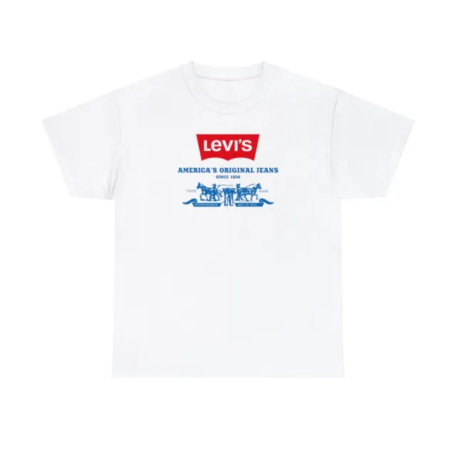 Vintage Levi Jeans Gilden Adult Heavy Weight Cotton Unisex T-Shirt