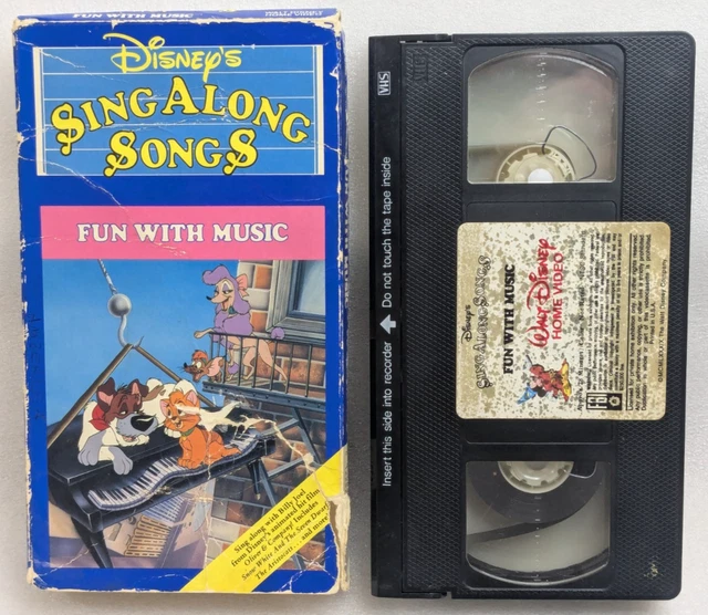 DISNEYS SING ALONG Songs Fun With Music Vol 5 (VHS, 1989) £10.32 ...