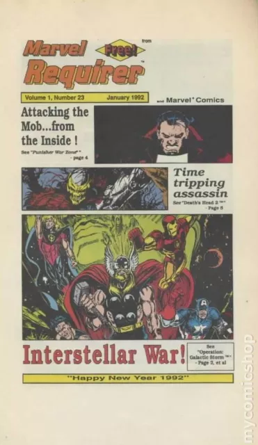 Marvel Requirer #23 FN 6.0 1992 Stock Image