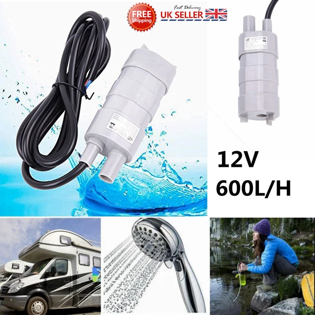 1 SET 12V Water Pump Submersible Caravan Camper Motorhome High Flow