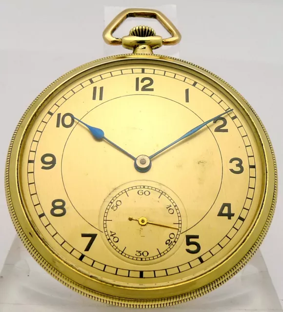 IWC ART DECO FRACKUHR 14ct GOLD TASCHENUHR - aus den 1930/1940 JAHREN 2