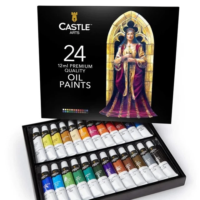 24 Teiliges Ölfarben Set - Neu Gewerblich