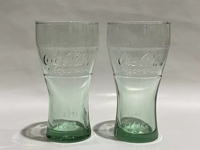 greefun 4 pack can shape coke glass cups, 13oz coca cola drinking
