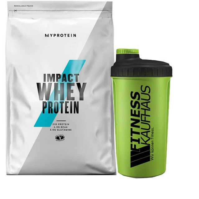 (33,90 EUR/kg) Myprotein Impact Whey Protein 1000g Eiweiss + Shaker