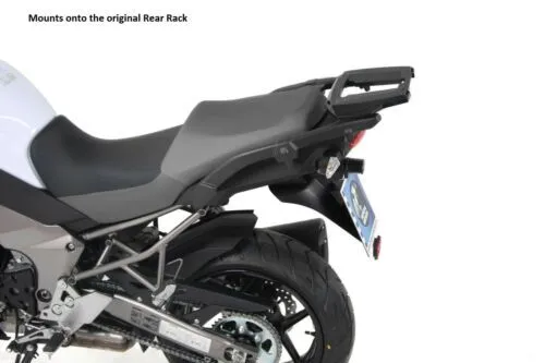 Kawasaki Versys 1000 (2012-2014) Alurack Haut Boite Support - Noir Hepco &