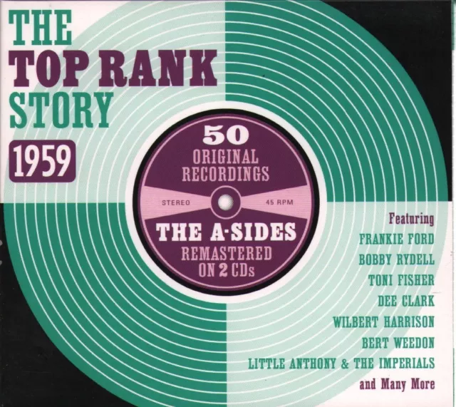 Various Artists Top Rank Story 1959 double CD UK One Day Music 2012 2CD set