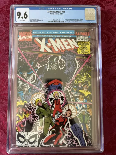 X-MEN ANNUAL #14 (1990) CGC 9.6 WHITE PAGES 1st appearance GAMBIT predates #266
