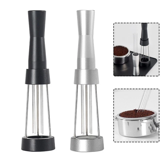 WDT Tool Outil De Distribution Pour Expresso Avec 6 Aiguilles Fines 0,4 - 5