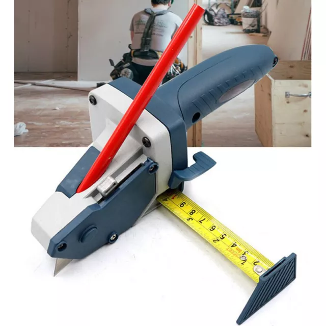 Plasterboard Cutter Auto Gypsum Board Cutting Tool Portable Woodworking Tool` ZW