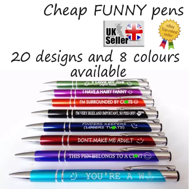 Funny Cheeky Novelty Rude Sweary Profanity Pen Birthday Gift CHRISTMAS cheap