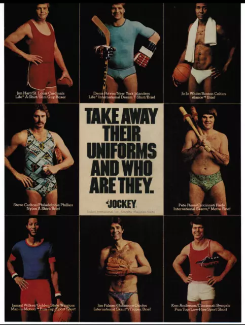 1988 VINTAGE PRINT Ad - Jockey Underwear Jim Palmer Baltimore Baseball  Pitcher $17.99 - PicClick