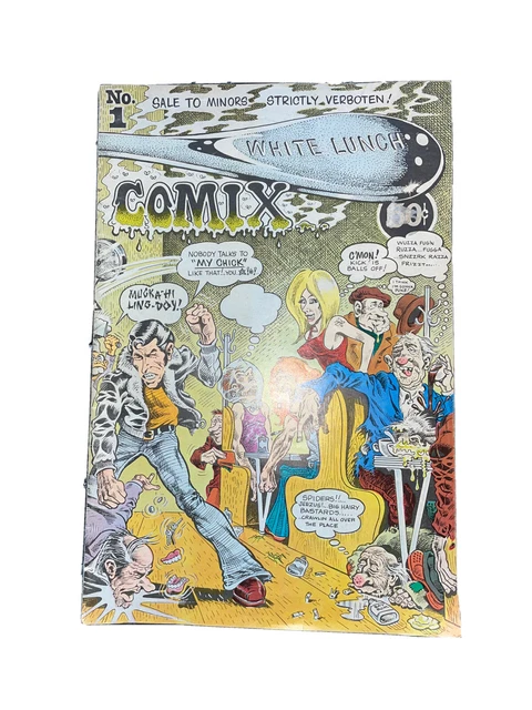 White Lunch Comix 1 Georgia Straight 1972 VF Randy Holmes Jim Jones Cocaine