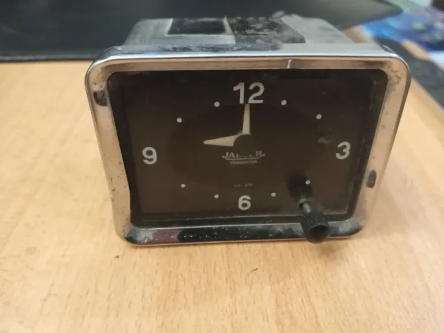 Rare Petite horloge de tableau de bord (voiture )JAEGER 8 DAYS