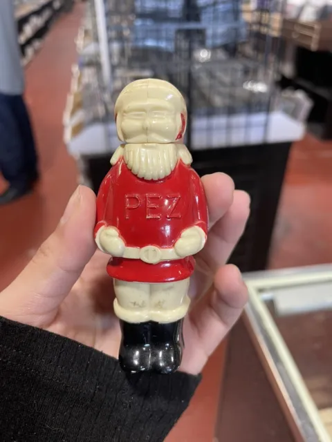 1950’s VINTAGE EARLY FULL BODY SANTA CLAUS PEZ CANDY DISPENSER made in Austria