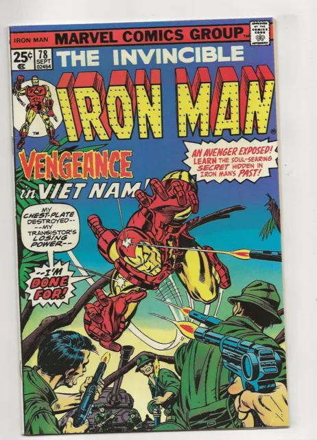 The Invincible Iron Man #78 (1975) High Grade VF+ 8.5