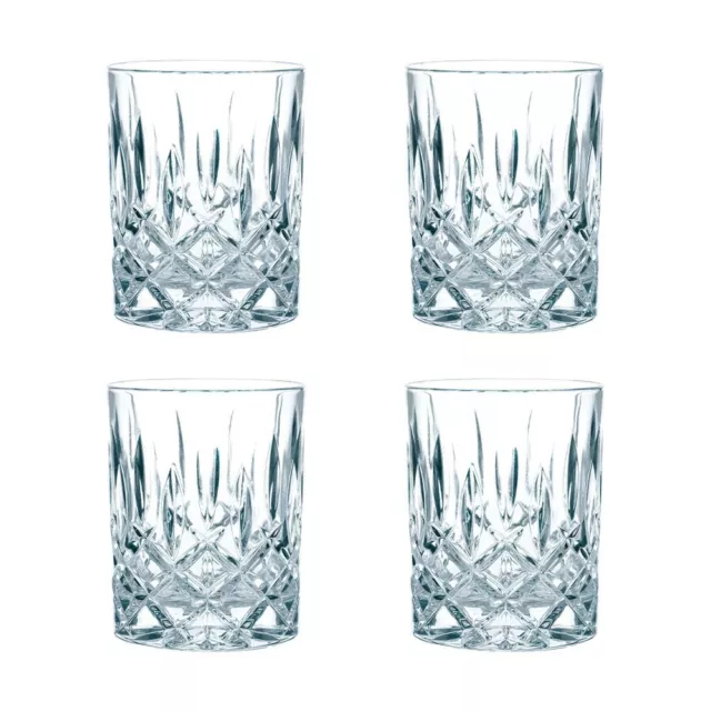 Nachtmann Noblesse 4-Piece Crystal Whisky Tumbler Set 295ml Brand New