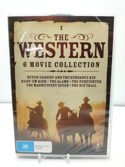 The Western 6 Movie Collection (DVD) Butch Cassidy Etc R4 Brand New