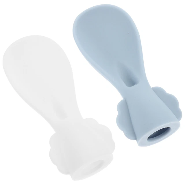 2 piezas accesorio de silicona para exprimir frutas