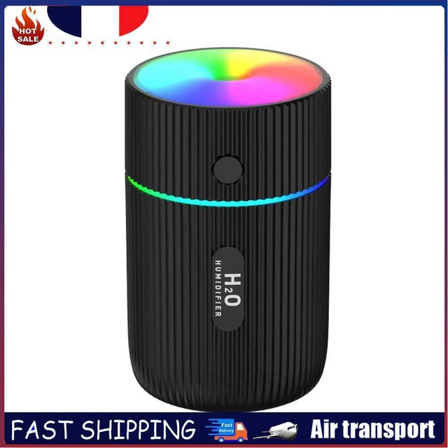 Portable Colorful Mini USB Car Humidifier Mist Maker Air Purifier (Black)