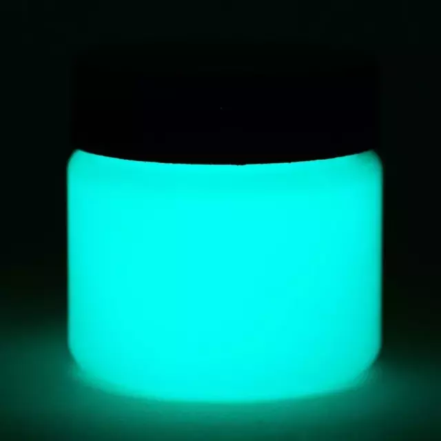 Vernice liquida additivo acrilico luminescente si illumina al buio per hobbystic 3