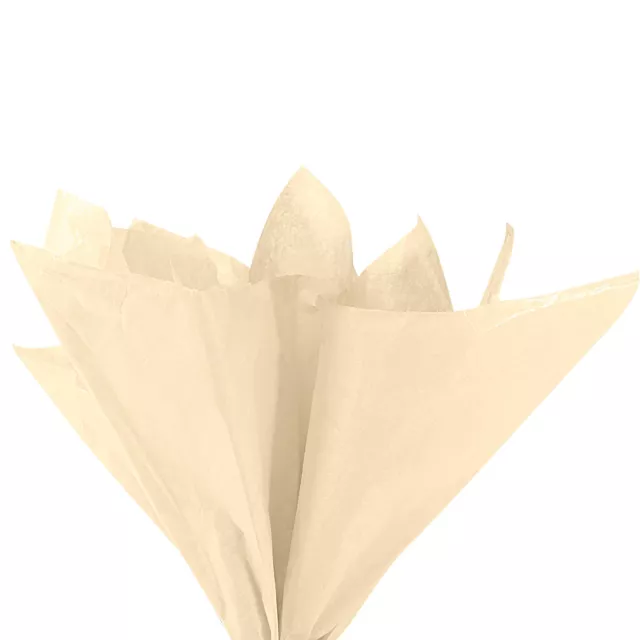 Cadeau Enveloppe Tissue Papier Beige pour Cadeau Sacs Fête 50 Feuilles