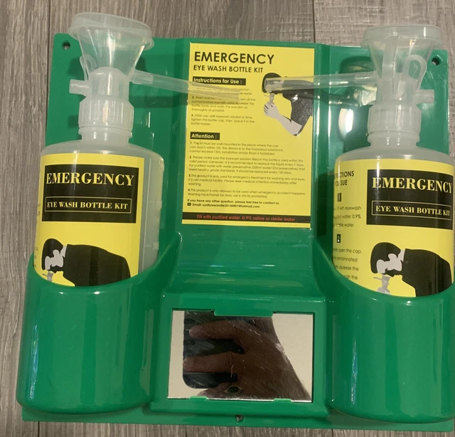 CGOLDENWALL PORTABLE EYE Wash Station Wall Mounted Eyewash Station