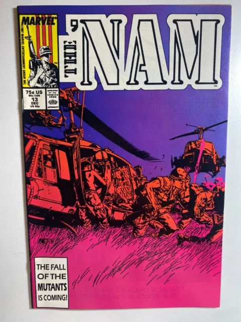 Marvel Comics The 'Nam Vol.1 #13 (1987) Vf Comic