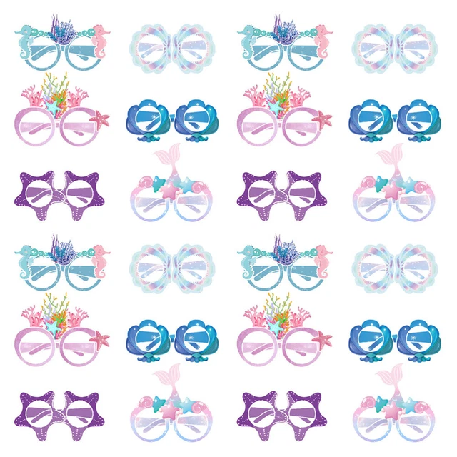 24 pz occhiali festa bambini sirena occhiali da sole regali