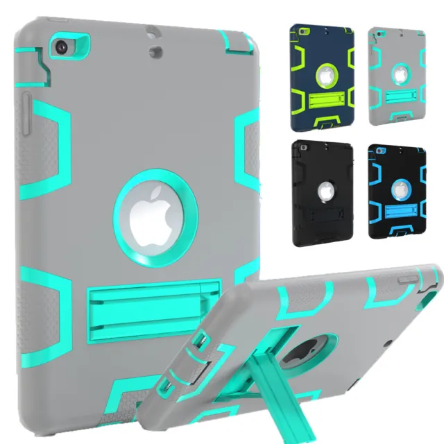 For iPad 10.2 7th 8th 9th Generation Kids Shockproof Heavy Duty Stand Case Cover