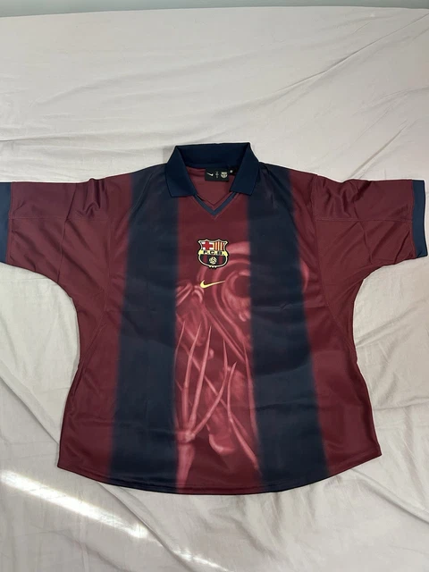 Maillot FC Barcelone #6 Xavi 2013/2014 Nike Taille XL Occasion Très Bon état