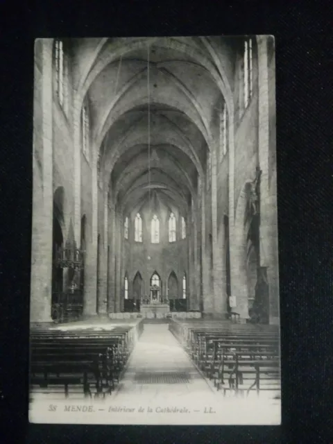 Cpa 48 MENDE intérieur de la cathédrale LL