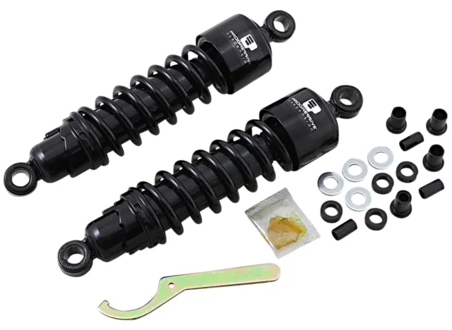 Progressive 412 Series Motorcycle Black 12" Rear Shocks (412-4079B)