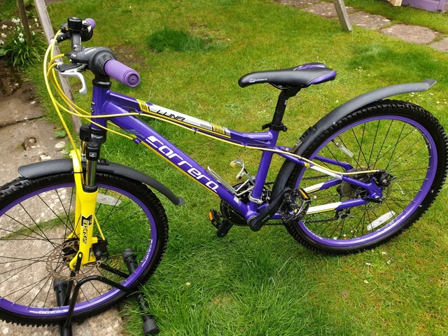 CARRERA LUNA BIKE 24 Inch Wheels front suspension disc brakes mudguards 110.00 PicClick UK