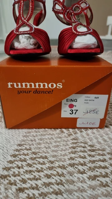 Chaussures danses de salon latines, femme RUMMOS modèle EING P37 Talon 7cms 2