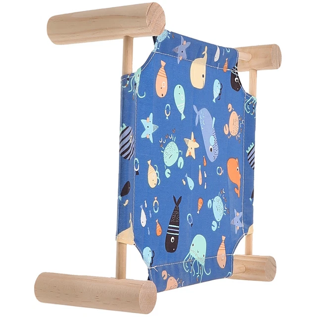 Lit de camp pour hamster surélevé, lit pour animaux de compagnie, lit amovible