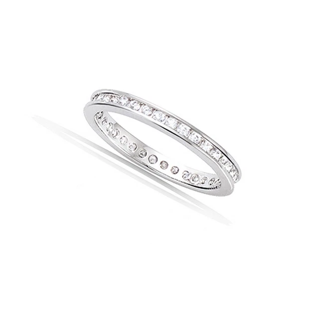 Bague Alliance Celtique Dolly-Bijoux - Argent Massif 925 Rhodié - Croix Et Triskel - Taille 66 - Neuf Avec étiquettes