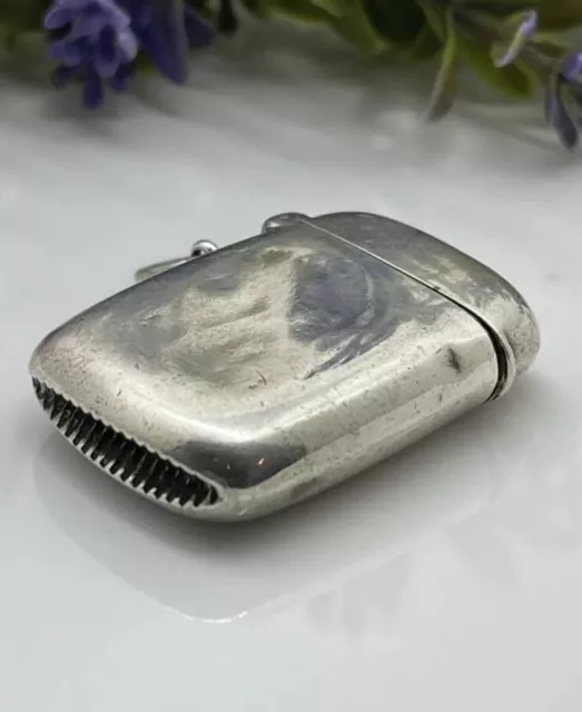 Antique 1894 Birmingham Sterling Silver Vesta Case