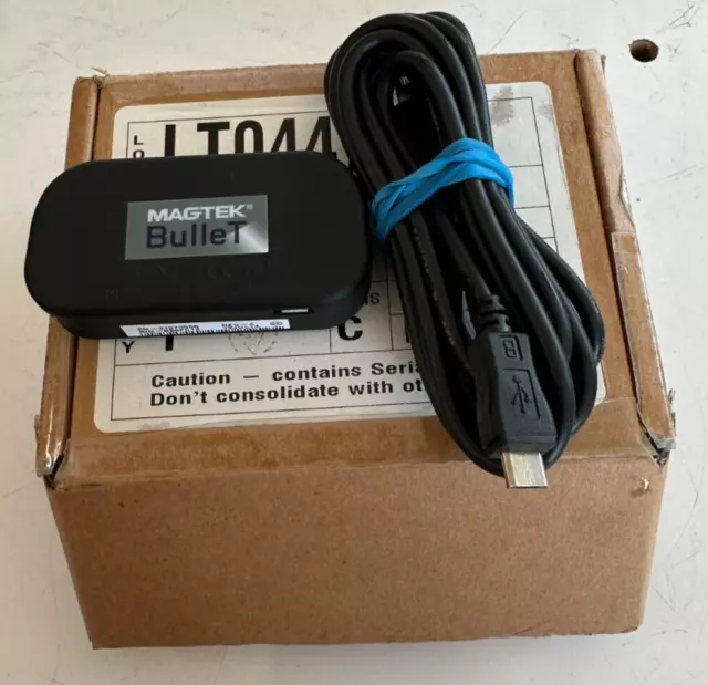 MagTek 21073098 BulleT Bi-Directional Bluetooth Card Reader