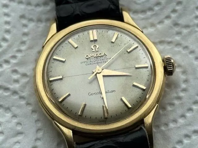 Omega Constellation Automatic Bumper 18k SOLID GOLD CASE Cal 354 Ref. 2782 SC