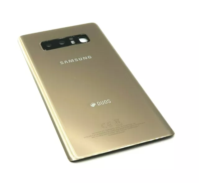 Original Samsung Galaxy Note 8 DUOS N950F/DS Akkudeckel Backcover Deckel Gold C